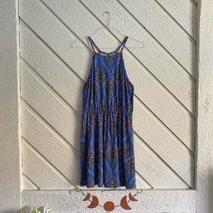 Blue French Grey Dress